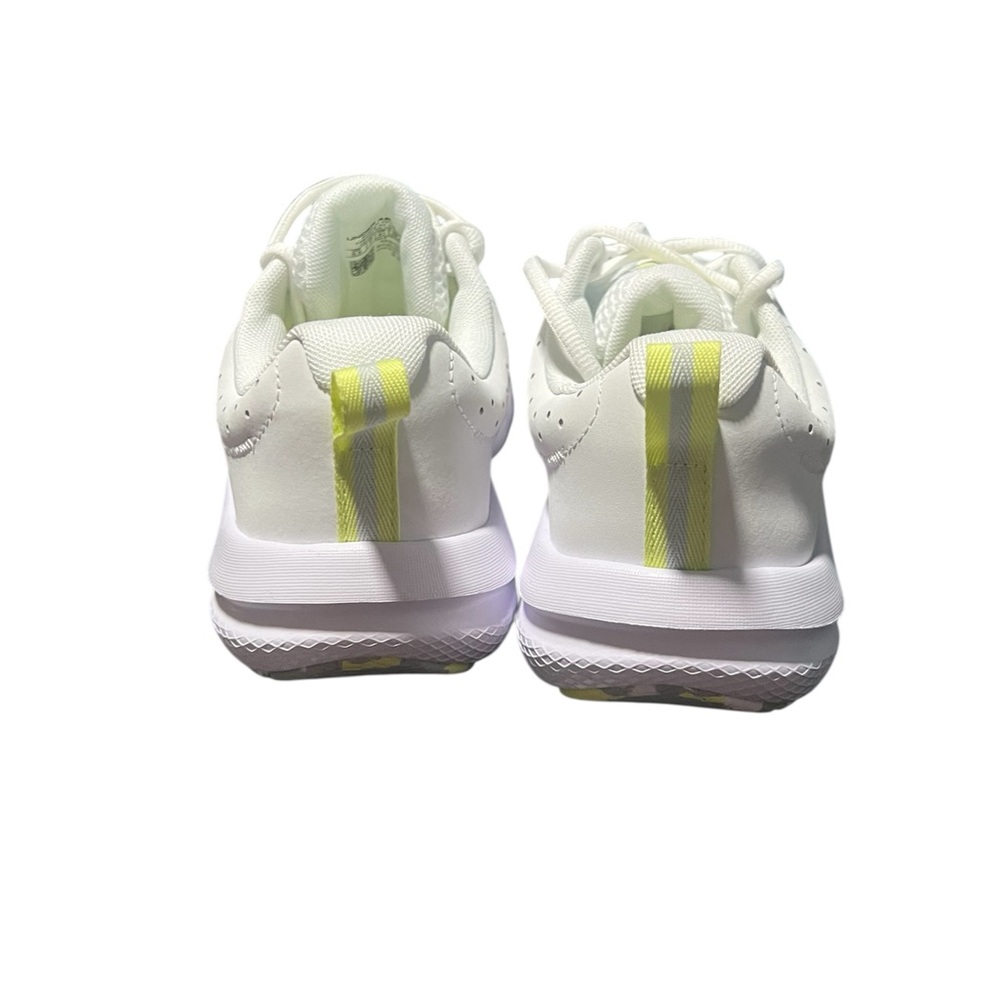 Under Armour White and Neon Yellow Athletic Shoes - Picture 3 of 3